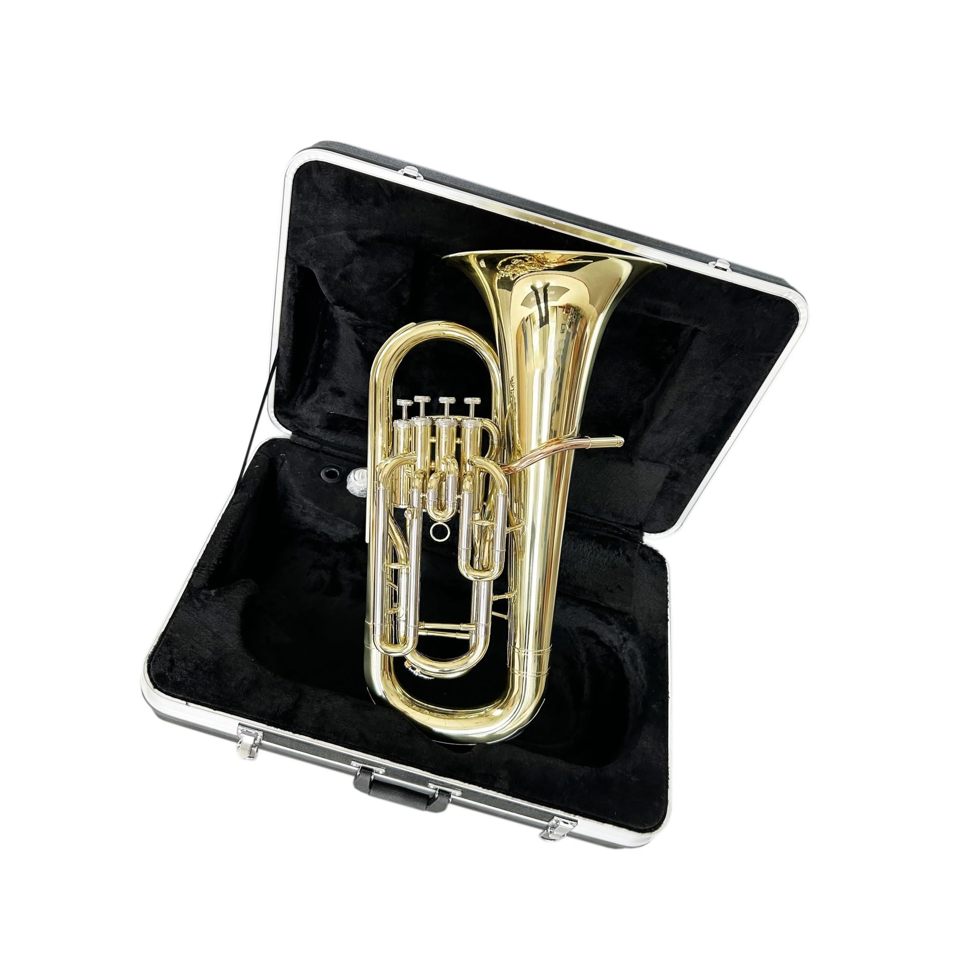 Euphonium Instrumenty Złote 4 Pionowe Tłoki Eufonium