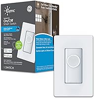 Vista 15 de GE CYNC - Interruptor inteligente de luz con botón de encendido/apagado, requiere cable neutro, interruptor de 4 cables con Bluetooth y Wi-Fi de 2,4