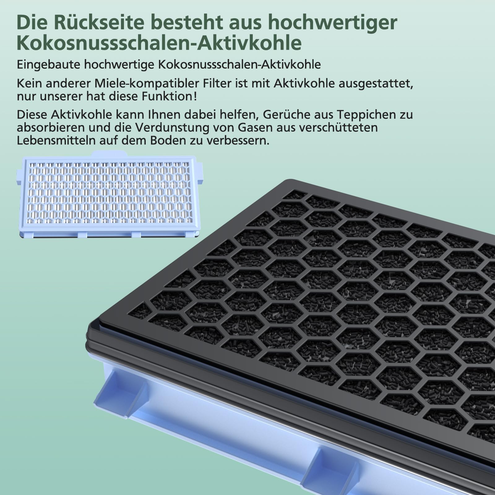 3 Filter für Miele Staubsauger [Compact C1 & C2, Complete C2 & C3, S8340] 3 Motorschutzfilter und 3 Abluftfilter Ersatzfilter Kompatibel mit Miele Staubsaugern S4000, S5000, S6000 & S8000 Series