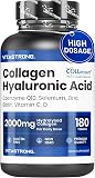Vitastrong Collagene Idrolizzato con Vitamina C 2000mg, Acido Ialuronico - 1