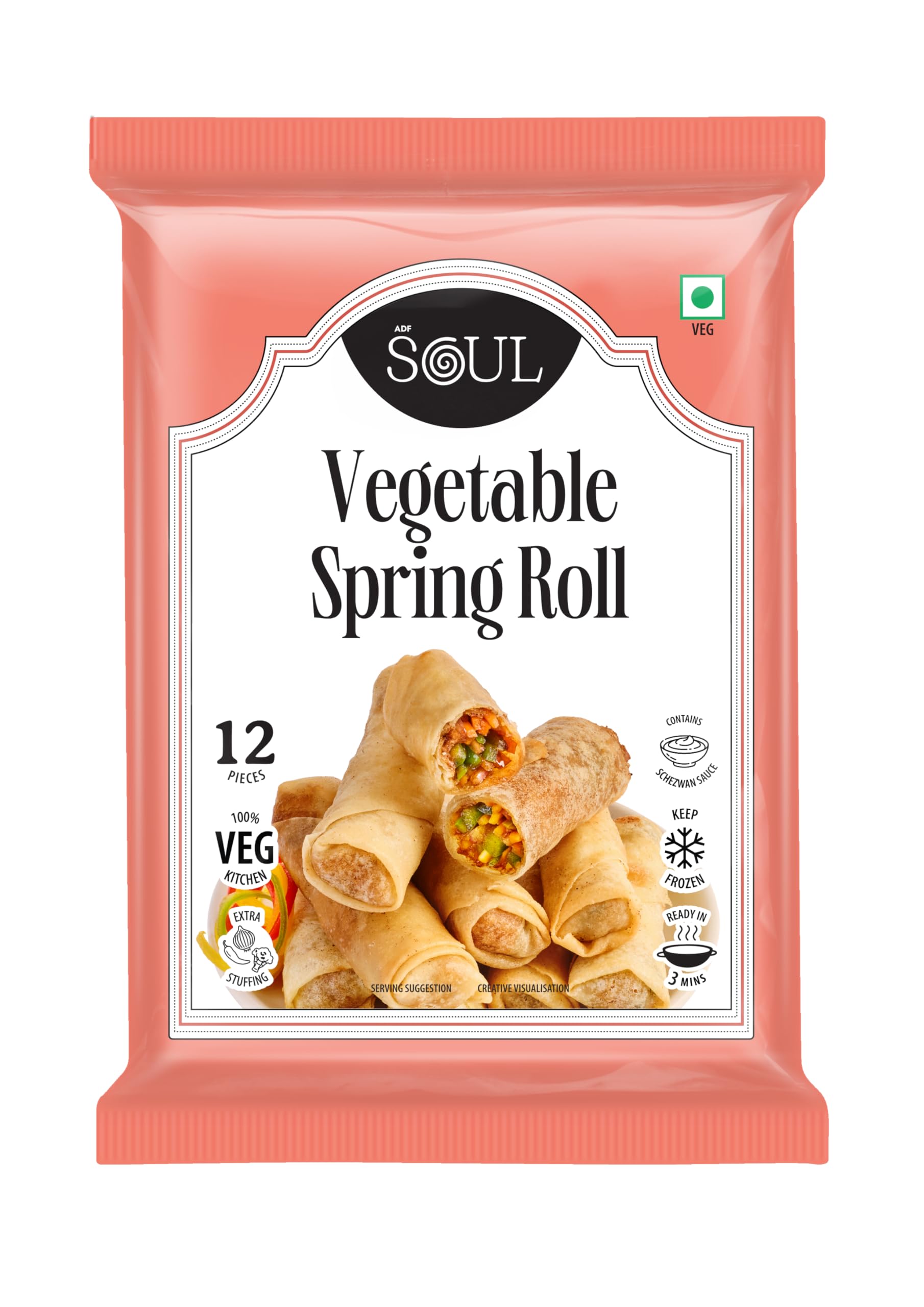 Adf Soul Veg Springroll,275 gm