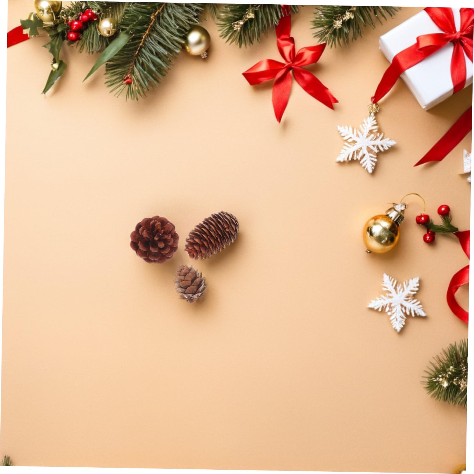 120 Piezas Unidades de Piñas Naturales para Manualidades Decoraciones Navideñas con Piñas Grandes para Adornos Colgantes Relleno para Jarrones Coronas y Bodas para Proyectos