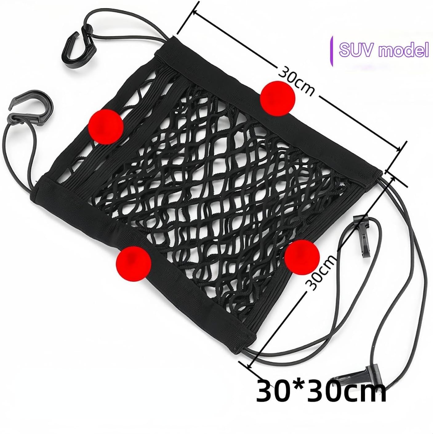 Dog Pet Net Barrier for Chevy Silverado/GMC Sierra 1500/2500/3500 2019-2025, 3-Layer Car Seat Back Net Organizer Car Divider & Storage Bag for Driving Safely with Children & Pets,M