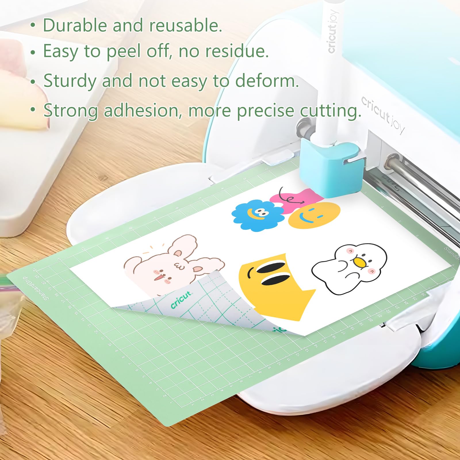 LALAGO Tappetino da taglio per Cricut Joy Xtra, 4 pezzi adesivi di ricambio StandardGrip LightGrip