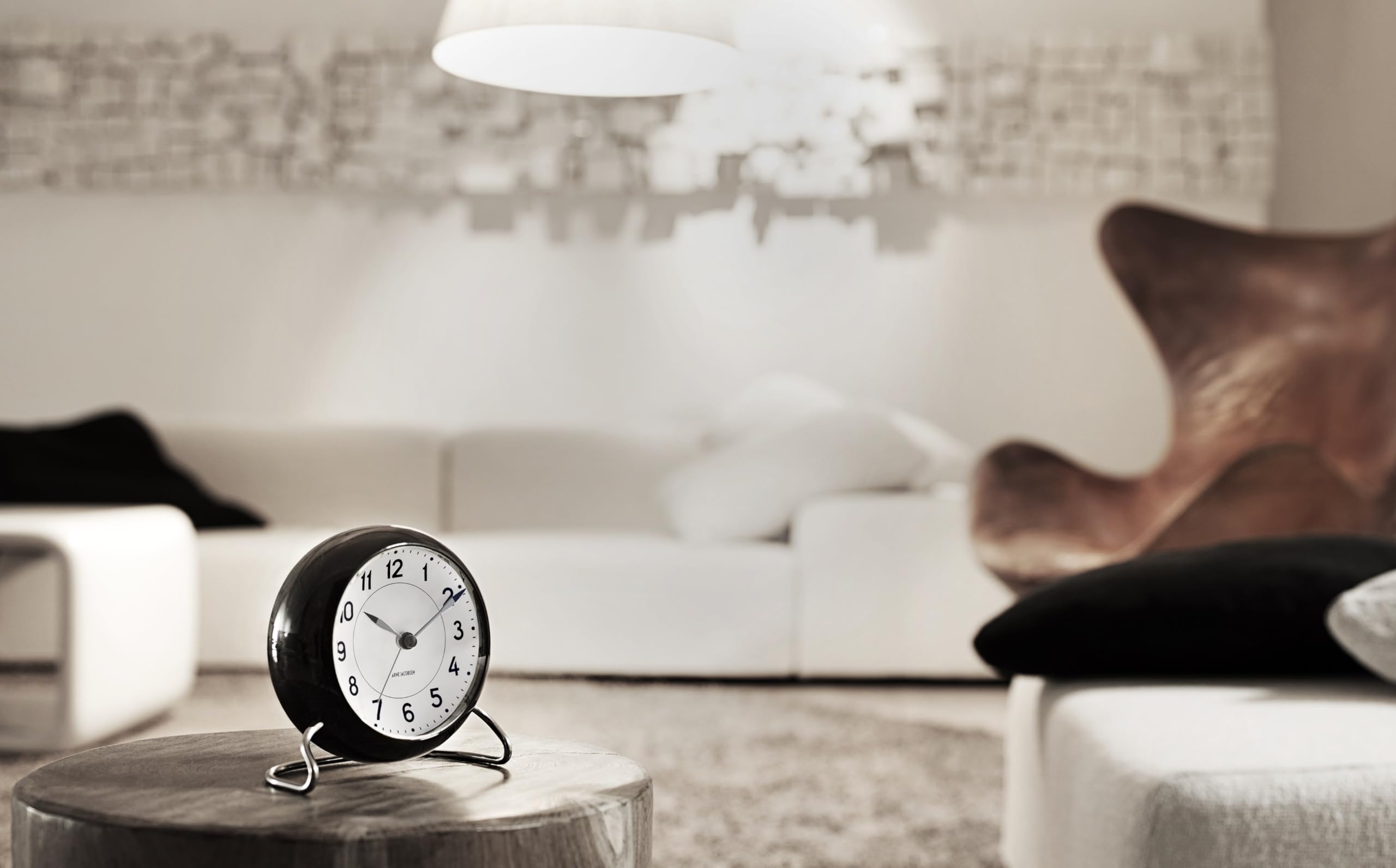 Amazon.co.jp: ARNE JACOBSEN 置き時計 目覚まし時計 11cm 北欧