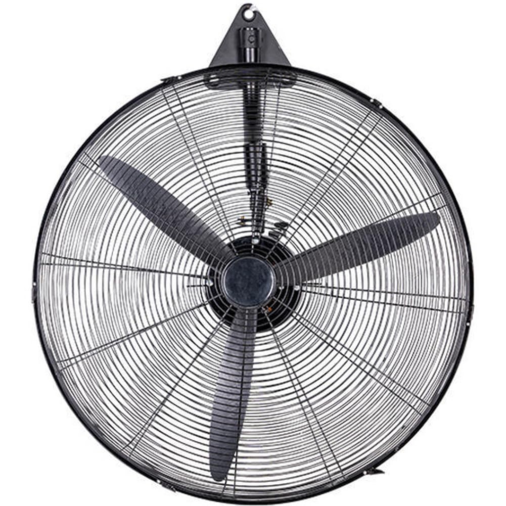 BAKAJI Ventilatore Industriale da Parete in Acciaio Potenza 200 Watt, 3 Velocità Selezionabili, Inclinazione Regolabile, Montaggio a Muro Stabile e Resistente, Ultra Silenzioso (66 cm)