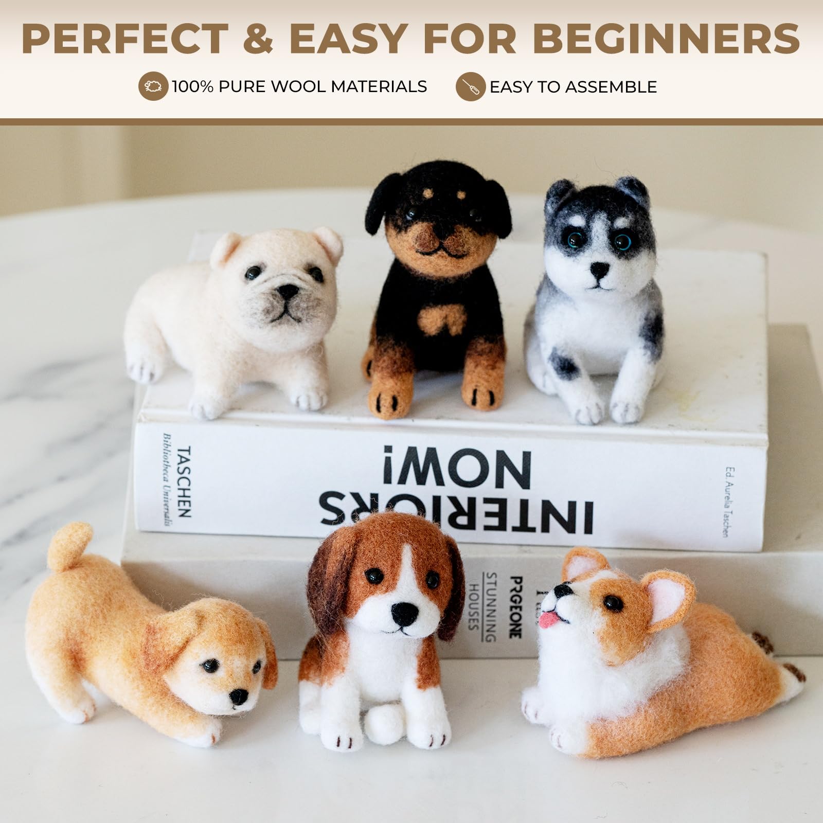 iptek Needle Felting Kit, 6 PCS Animal Needle Felting Beginner Kits - Image 4