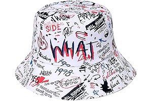 Packable Reversible Printed Bucket Hat Unisex for Men Women Beach Fisherman Cap