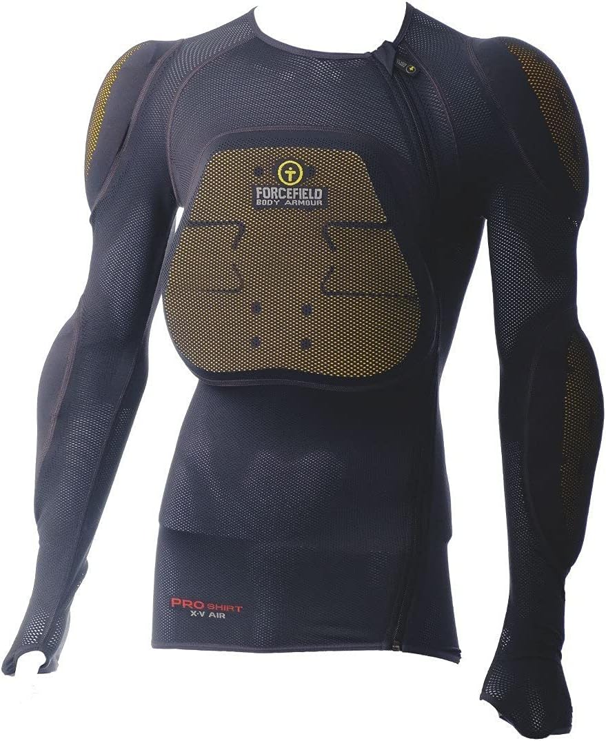 Forcefield Pro Shirt Air X-V with CE Level 2 Armor (Large, Black)