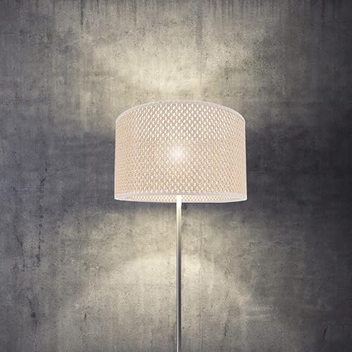 Miniatura 2 de E27 pantalla de lámpara tejida mimbre ratán pantalla 9.8 in mano- tejida a mano lámpara lámpara cubierta de lámpara de araña cubierta de candelabro