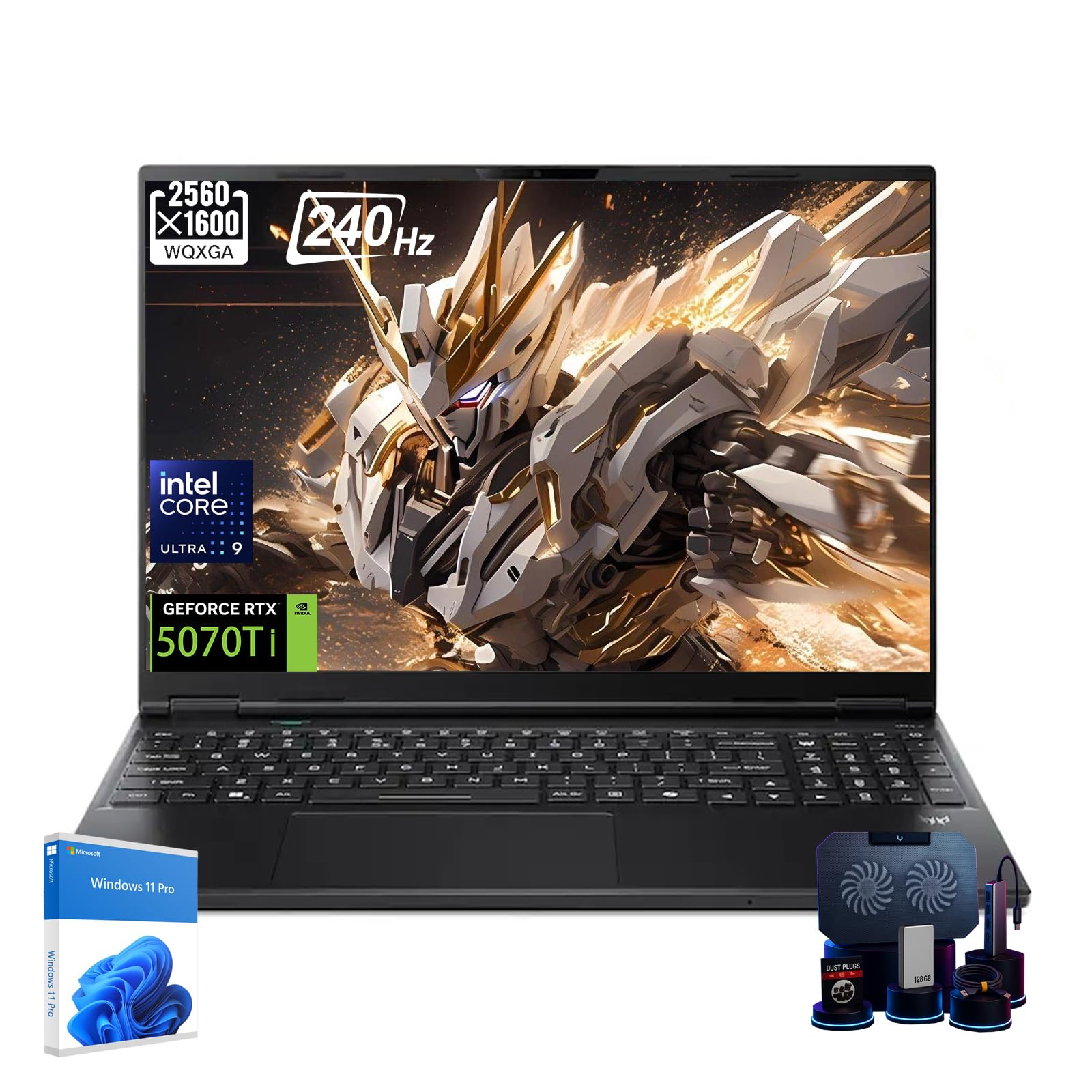 acer Predator Helios Neo 16S AI Gaming Laptop - Intel Core Ultra 9 275HX, NVIDIA RTX 5070Ti, 16" OLED WQXGA, 240Hz 1ms, RGB Backlit KB, Air Cooling,