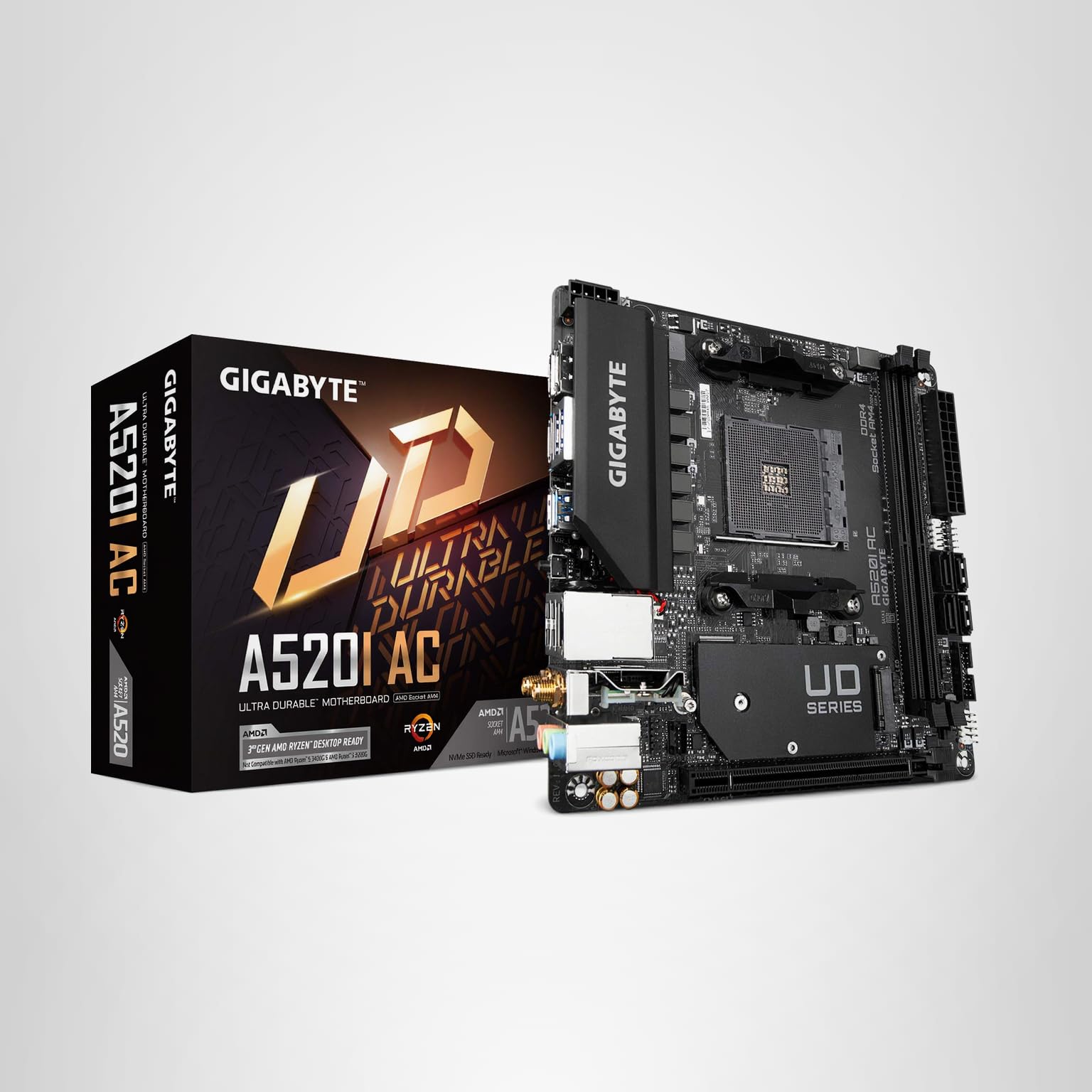 Amazon.co.jp: GIGABYTE A520I AC Motherboard MiniITX [AMD A520