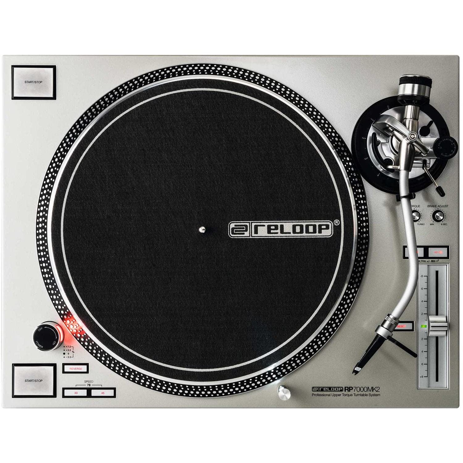 Amazon | (2) Reloop RP-7000 MK2 (シルバー) ターンテーブル