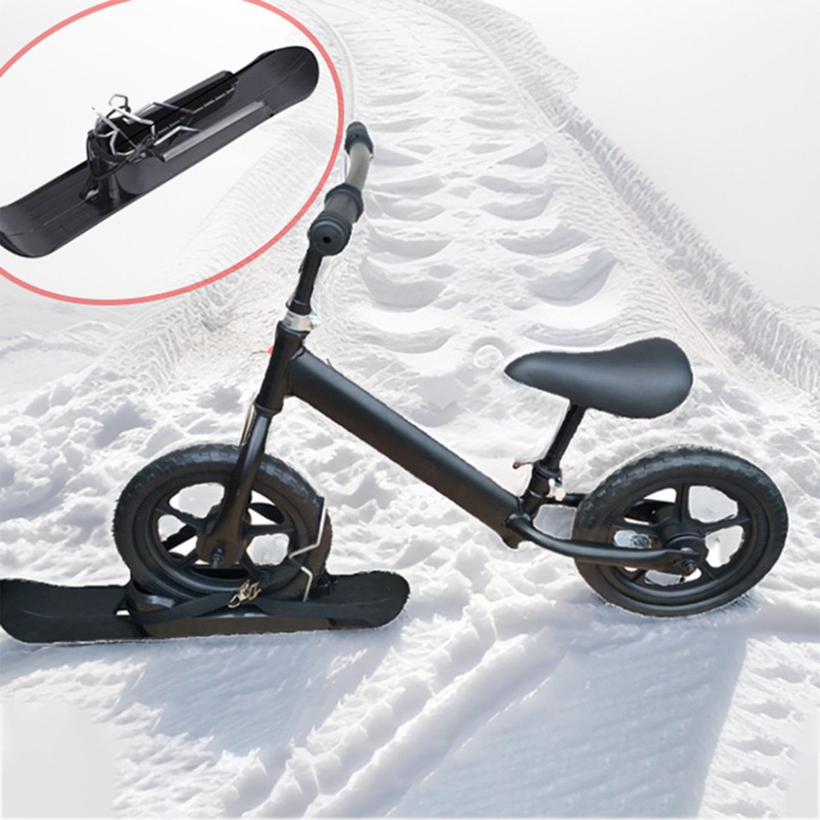 Hulajnoga, sanki, rower, snowboard, narty, sanki, śnieżne, mocowanie do sanek dla zabawy. Te deski snowboardowe są bezpieczne i pasują do