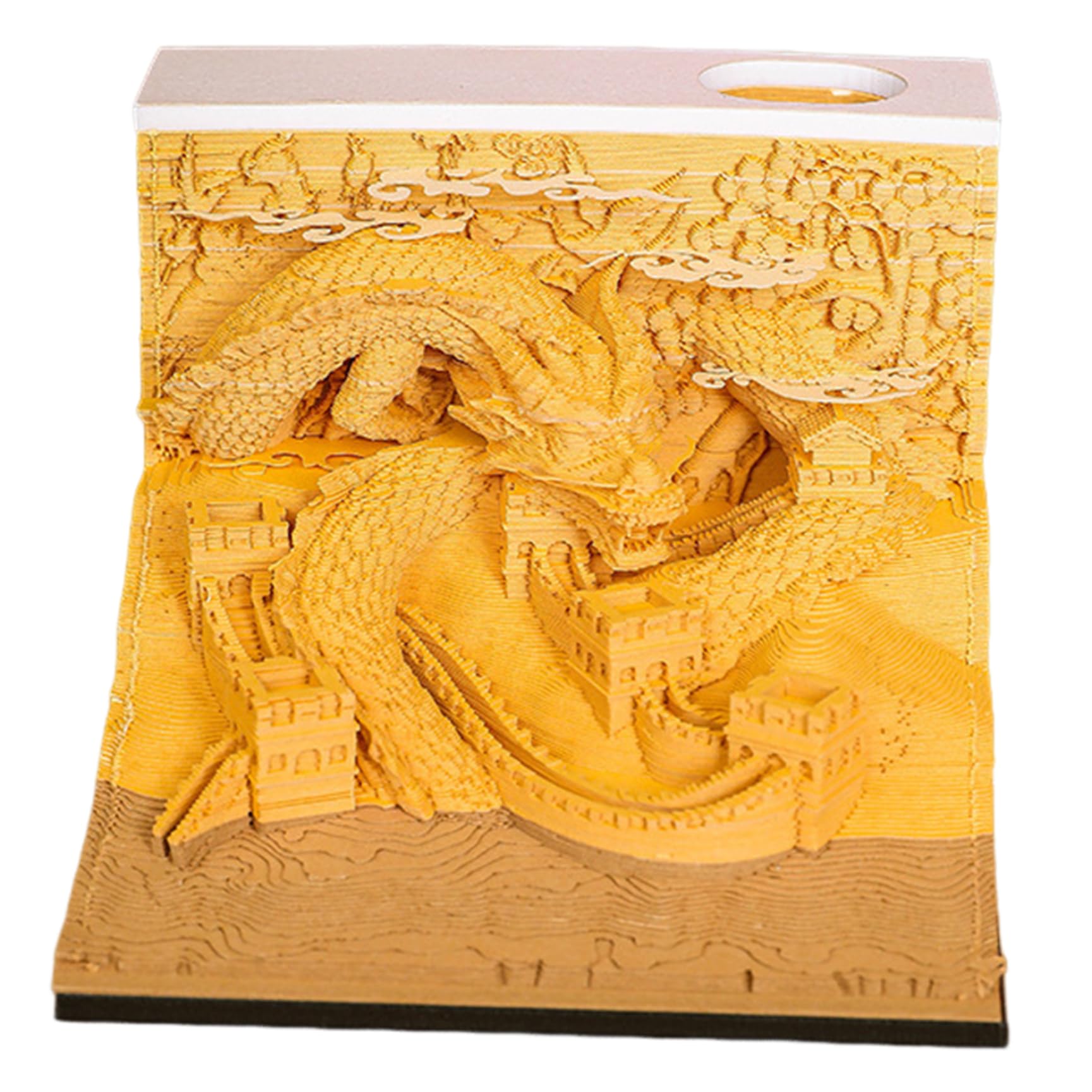 Calendrier 2025 3D bloc-notes sculpté dragon, idée cadeau originale pour anniversaire - 7