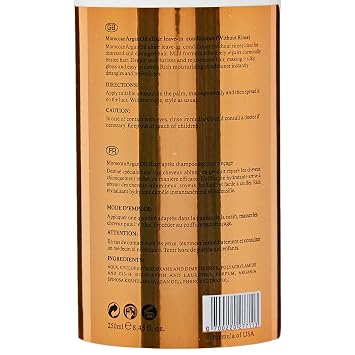 Moroccan Argan Oil Elixir Leave-in Conditioner-Anti-frizz & Thermo protective 250 ml/ 8.45 fl.oz.