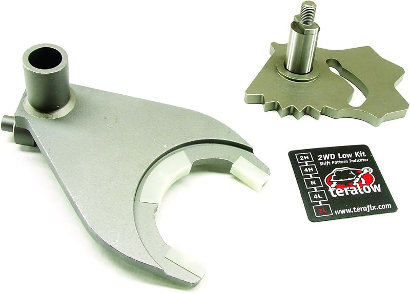 Kit de setor de câmbio 2LOW TeraFlex 2204000 com garfo de faixa para caixa de transferência LOW231 – 1 unidade