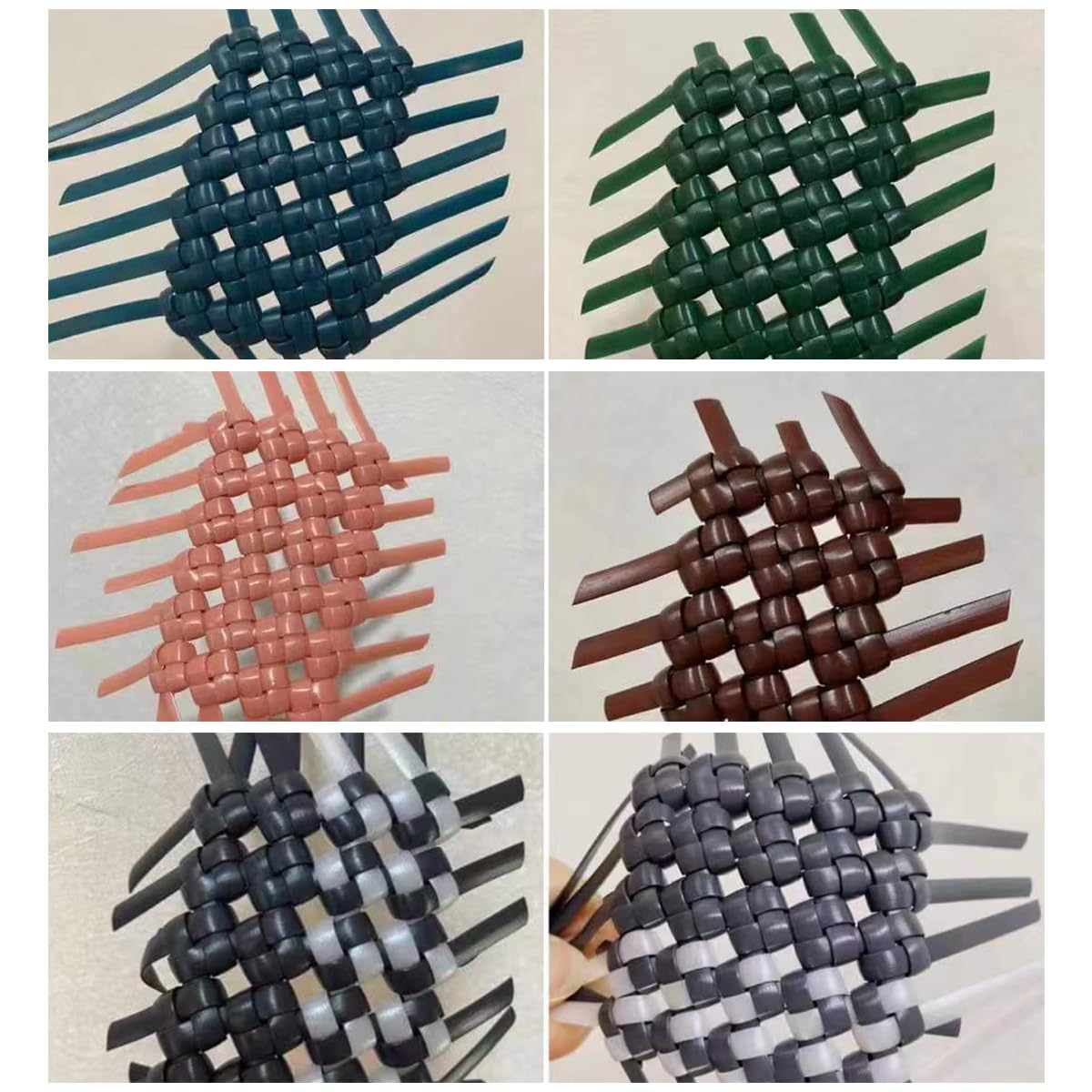 Rattan Sintetico da 500G, Materiale di Riparazione in Rattan Intrecciato in Plastica per Intreccio di Cesti, Mobili da Giardino E Riparazione di Sedie E Divani in Rattan, 5mm