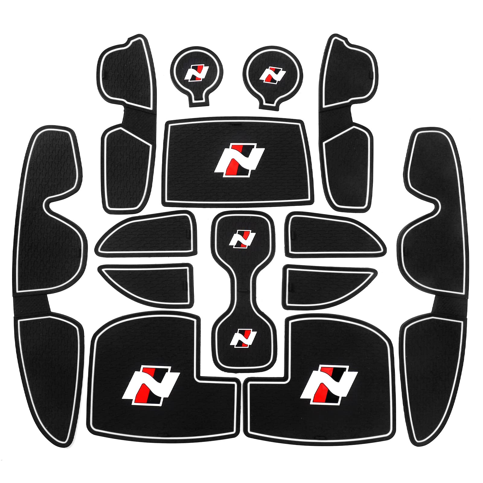 JUEGO DE ALFOMBRILLAS De Terciopelo Originales Hyundai I30 III (2018-2024) N EUR 89,97 - ES