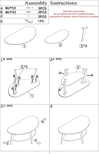 Vista 7 de Coffee Table, Mid Century Modern Coffee Table, 2 Tier Oval Table with Storage for Living Room, Solid Wood Table, Wooden Round Center Coffee Tables