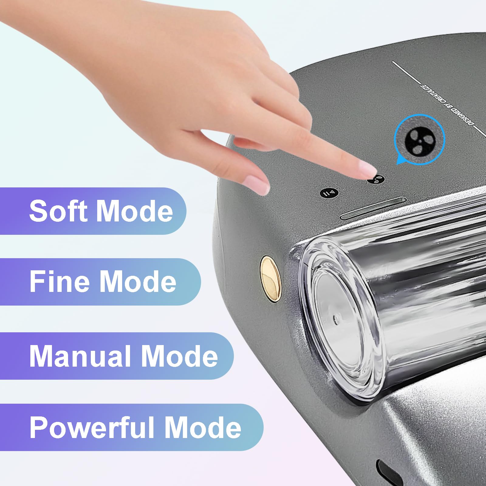 CREATULIZE Milbensauger für matratzen mit 14AW Starke Saugung 270nm UV-C Licht,Matratzensauger mit Vollautomatische Funktion,55dB Leises Bett Staubsauger,Matratzenreiniger für Sofa,Betten,Matratzen