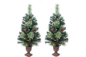 2 Pack Christmas Tree: Perfect Front Porch Christmas Decoration