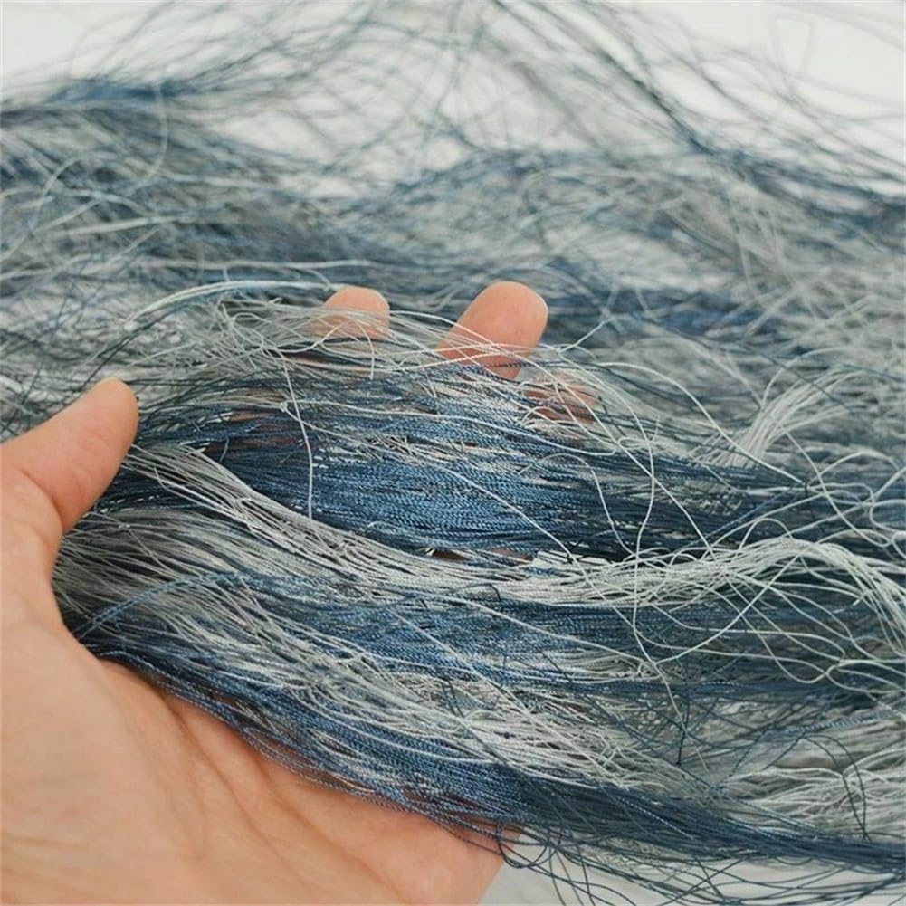 DAZZLEEX Rete da Pesca A Mano in Nylon Ad Alta Resistenza Monofilamento Con Forte Trazione - Rezzaglio da Mare 1,8 X 30 M