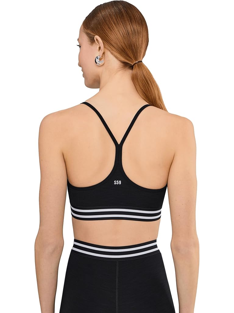 Black Splits59 Cali Active Rib Bra