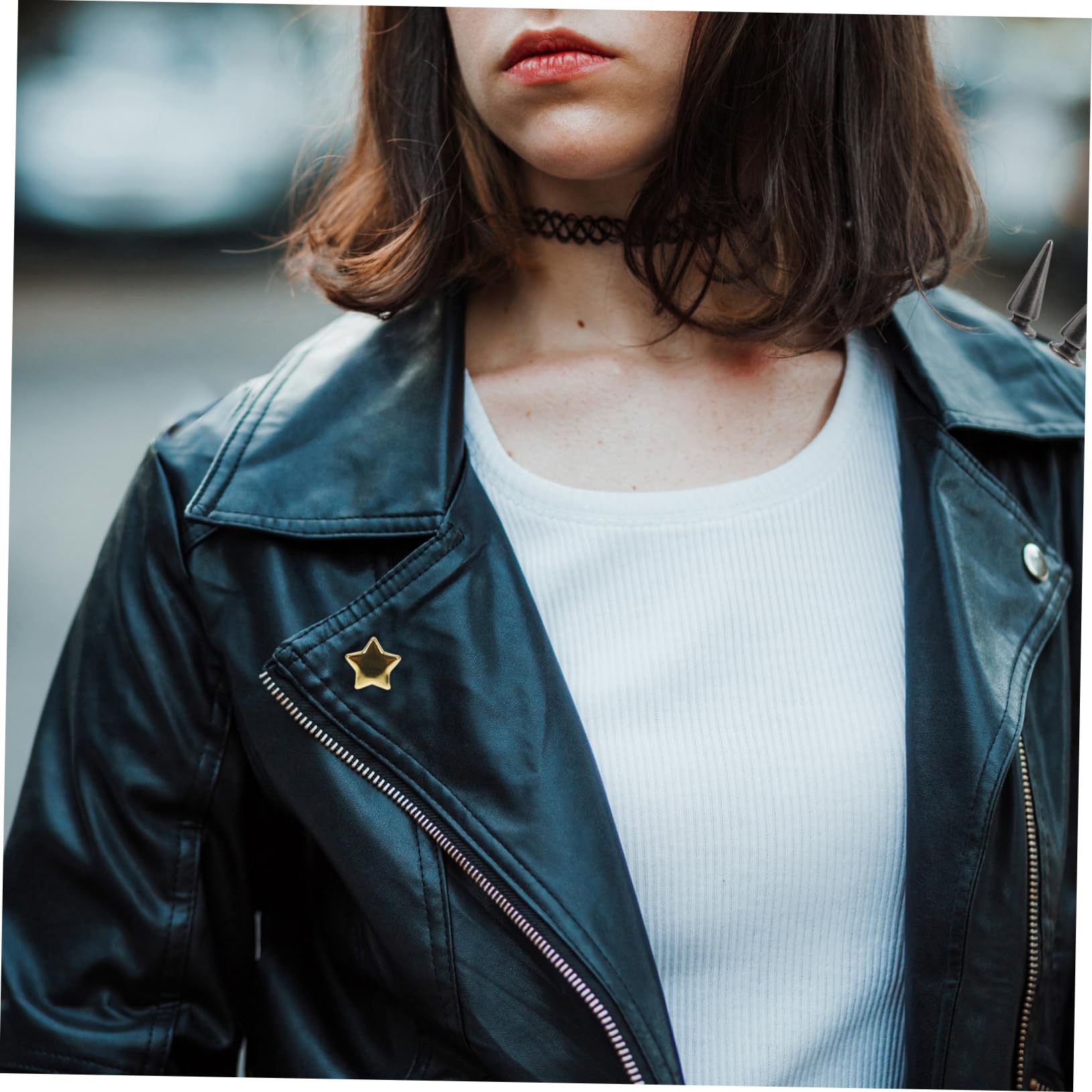 ERINGOGO DIY Craft Rivets 100pcs Delicate Brass Brads Mini Rivets for Decorative Projects Clothing Bag Embellishments