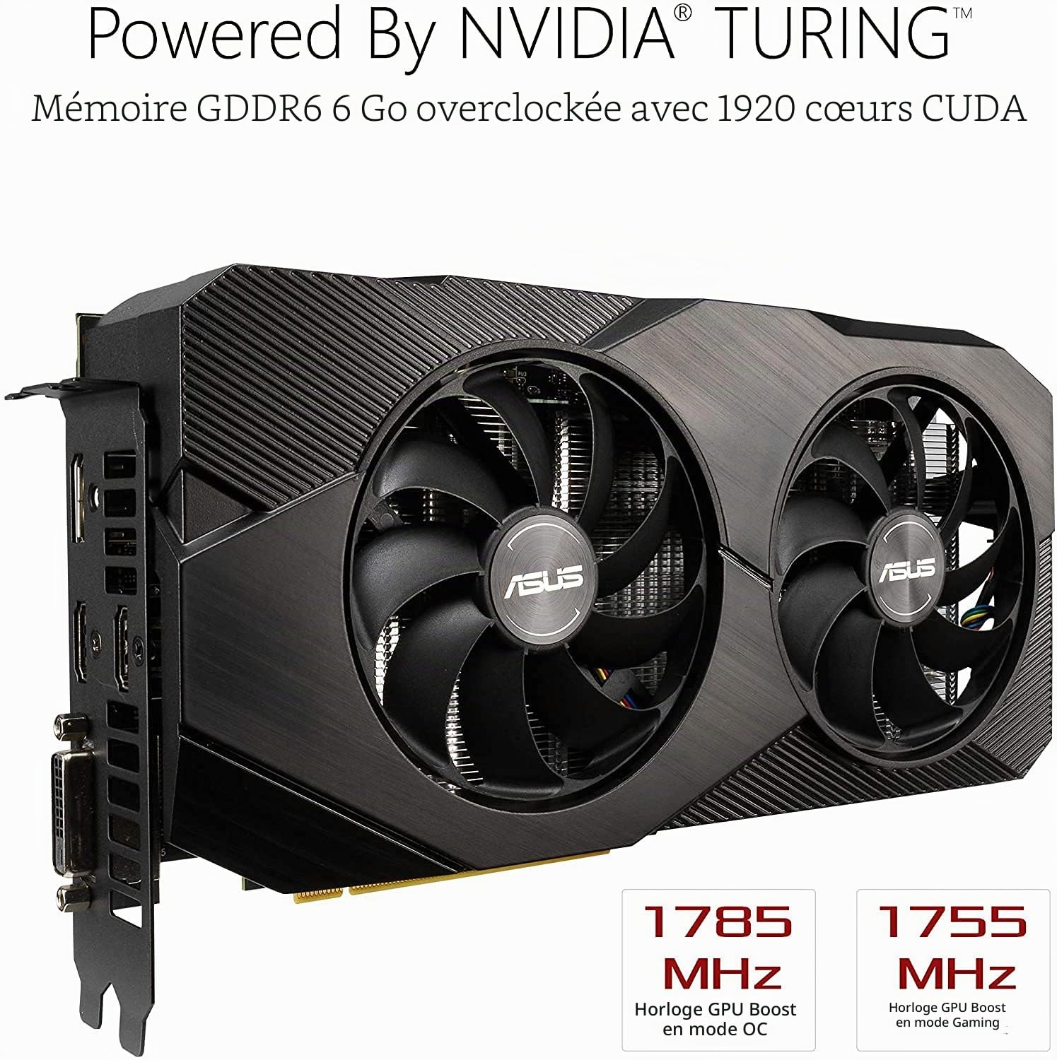 Graphics Card|ASUS|NVIDIA GeForce RTX 2060|6 GB|192 bit|PCIE 3.0 16x|GDDR6|Memory 14000 MHz|GPU 1365 MHz|Dual Slot Fansink|1xDVI-D|2xHDMI|1xDisplayPort|DUAL-RTX2060-O6G-EVO