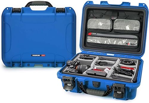 Miniatura 21 de NANUK 920 Pro Photo Kit - Estuche rígido para cámara de viaje impermeable con divisores acolchados y organizador de tapa, 16.7 x 13.4 x 6.8