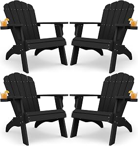 YEFU Oversized Adirondack Chair Set of 4
