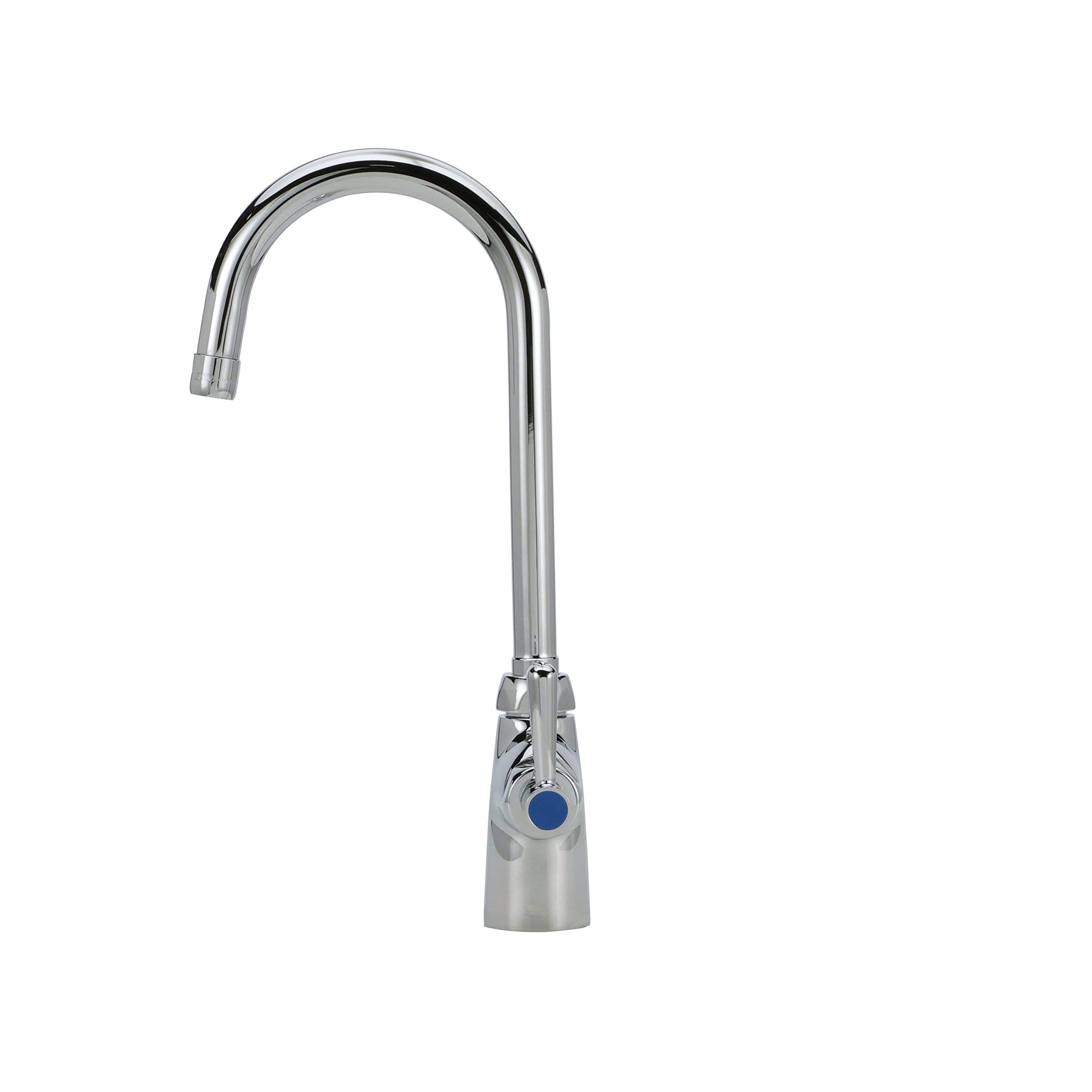 Grifo, manual, 2, 2,2 gpm, cuello de cisne, latón