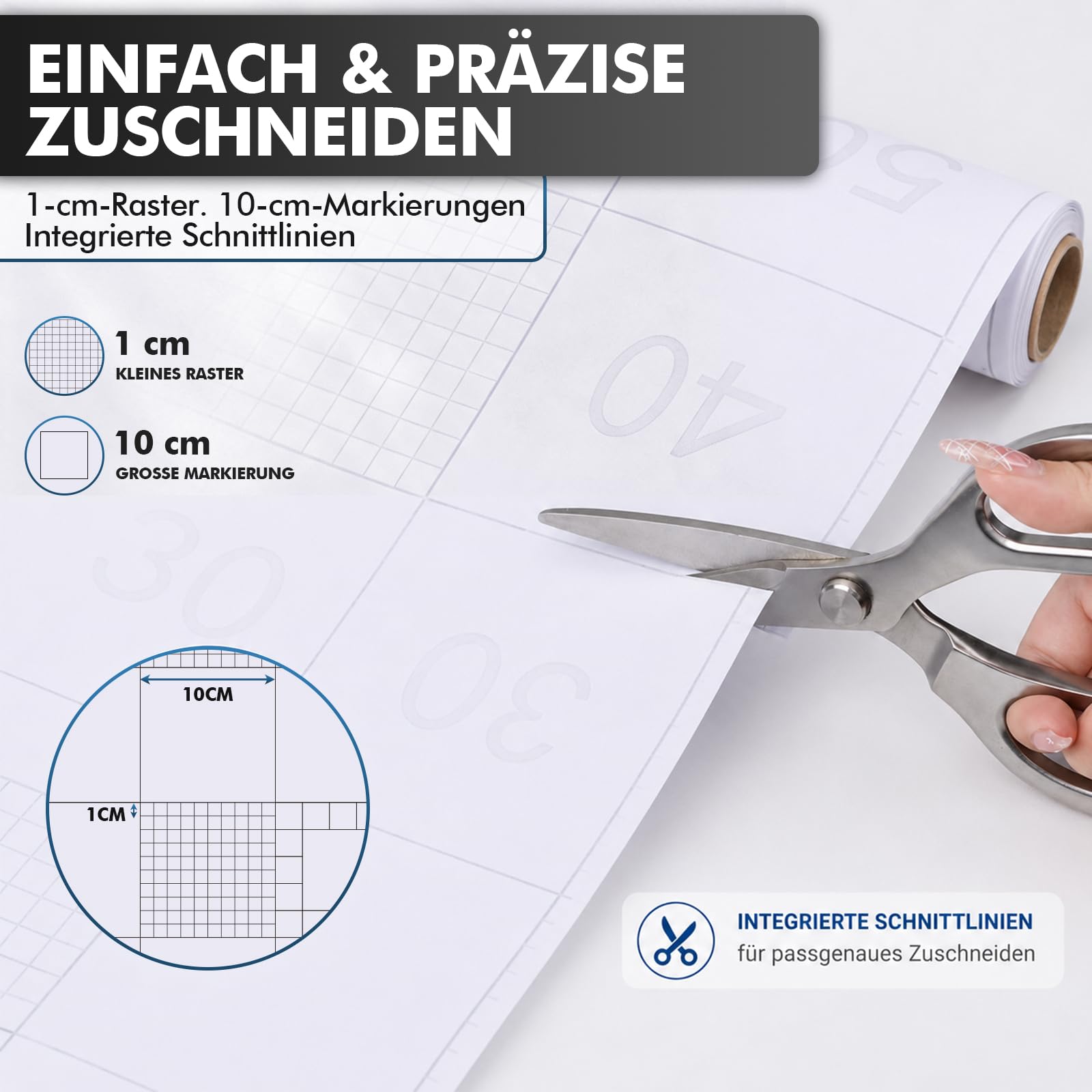 shinfly Spritzschutz Küchenrückwand, 90X1000cm Klebefolie Transparent