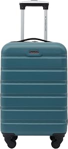 Travelers Club Unisex Harper Luggage Luggage- Carry-On Luggage