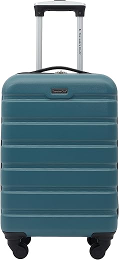 Travelers Club Harper Luggage, Hydro, 20-Inch Carry-On
