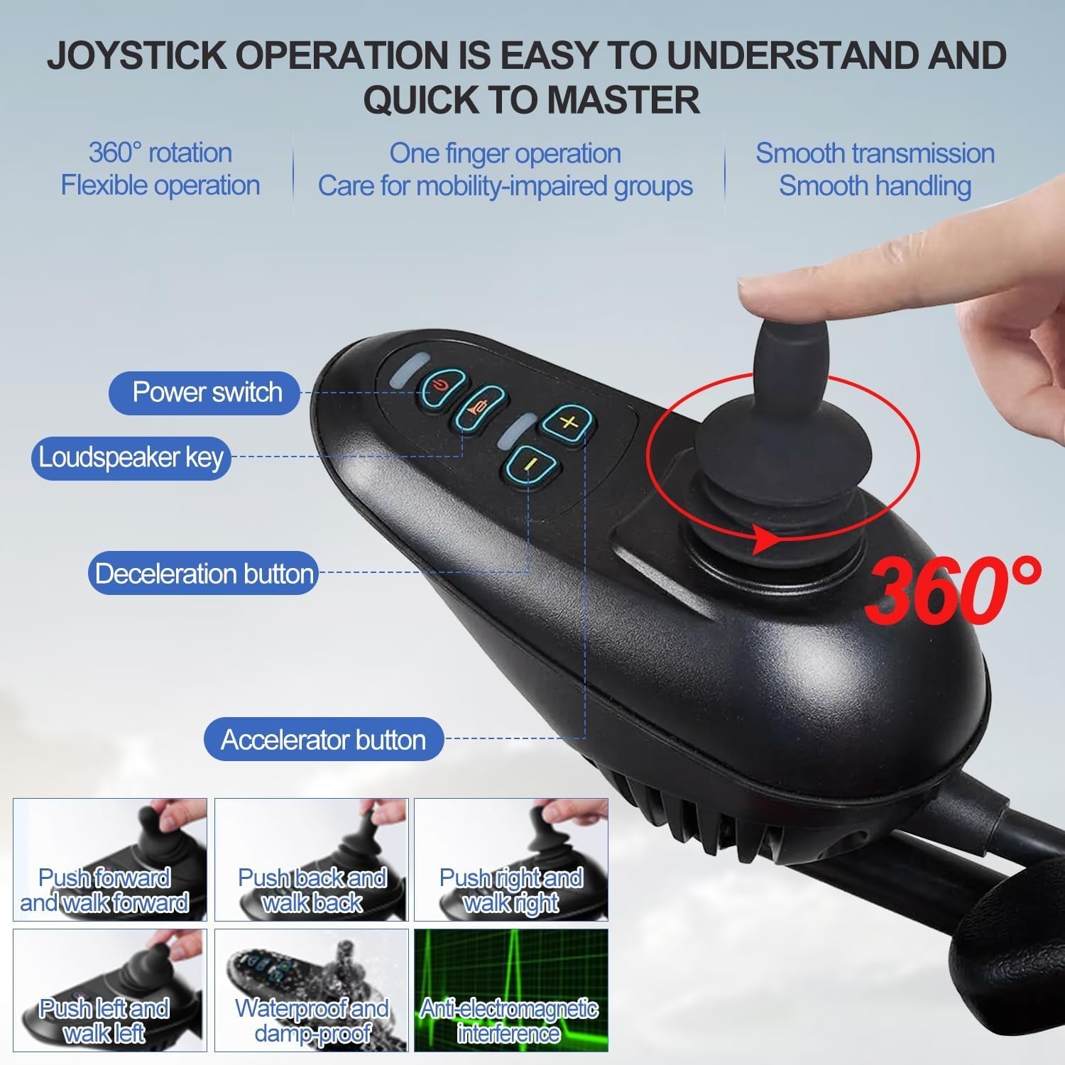 Sedia a rotelle motorizzata per adulti, sedia a rotelle elettrica leggera e pieghevole per anziani, sedia a rotelle motorizzata doppia portatile, Silla de Ruedas Electrica -12 mi Cruise Range-Travel S