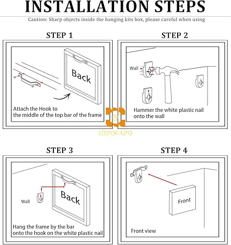 Miniatura 6 de HIPOCAPO Arte de pared 3D para decoración de pared, arte de pared con efecto metálico 3D, manos combinadas para arte de pared moderno, arte de pared