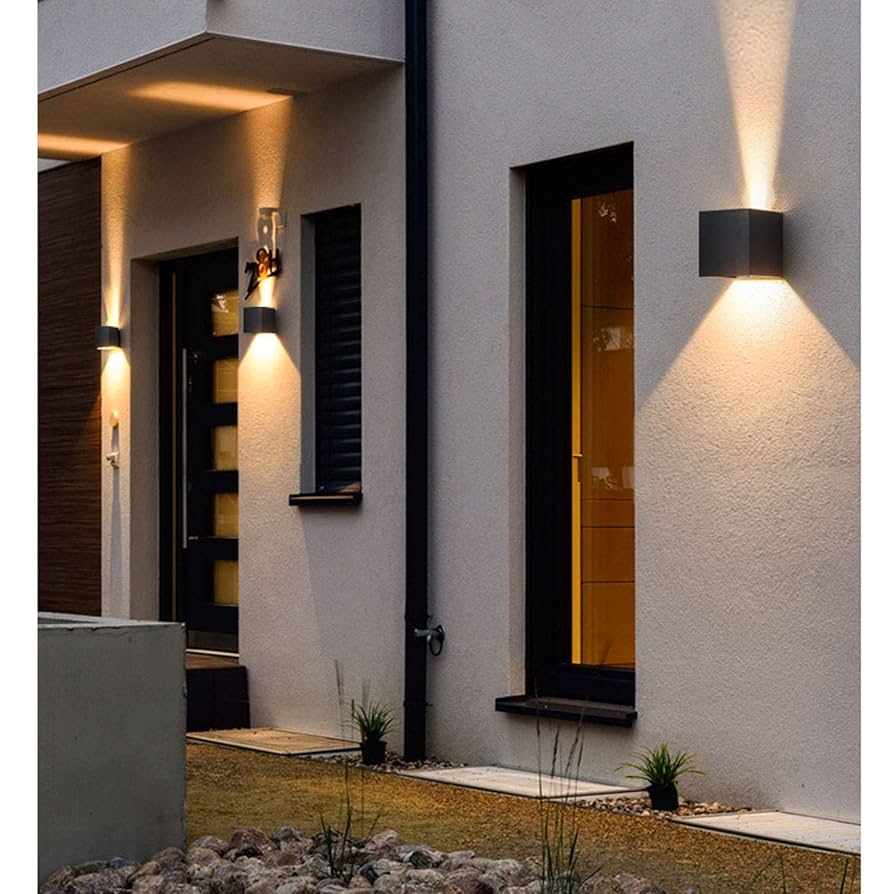 Tsiun LED 20W Dusk to Dawn Outdoor Wall Lights, 4.7