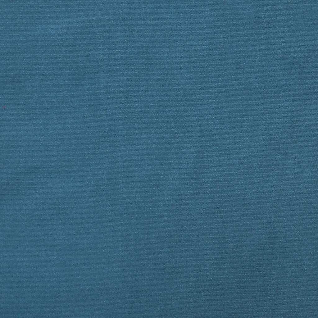 Close-up of the blue velvet fabric texture of the vidaXL Reclining Massage Armchair, showing its soft, plush surface.