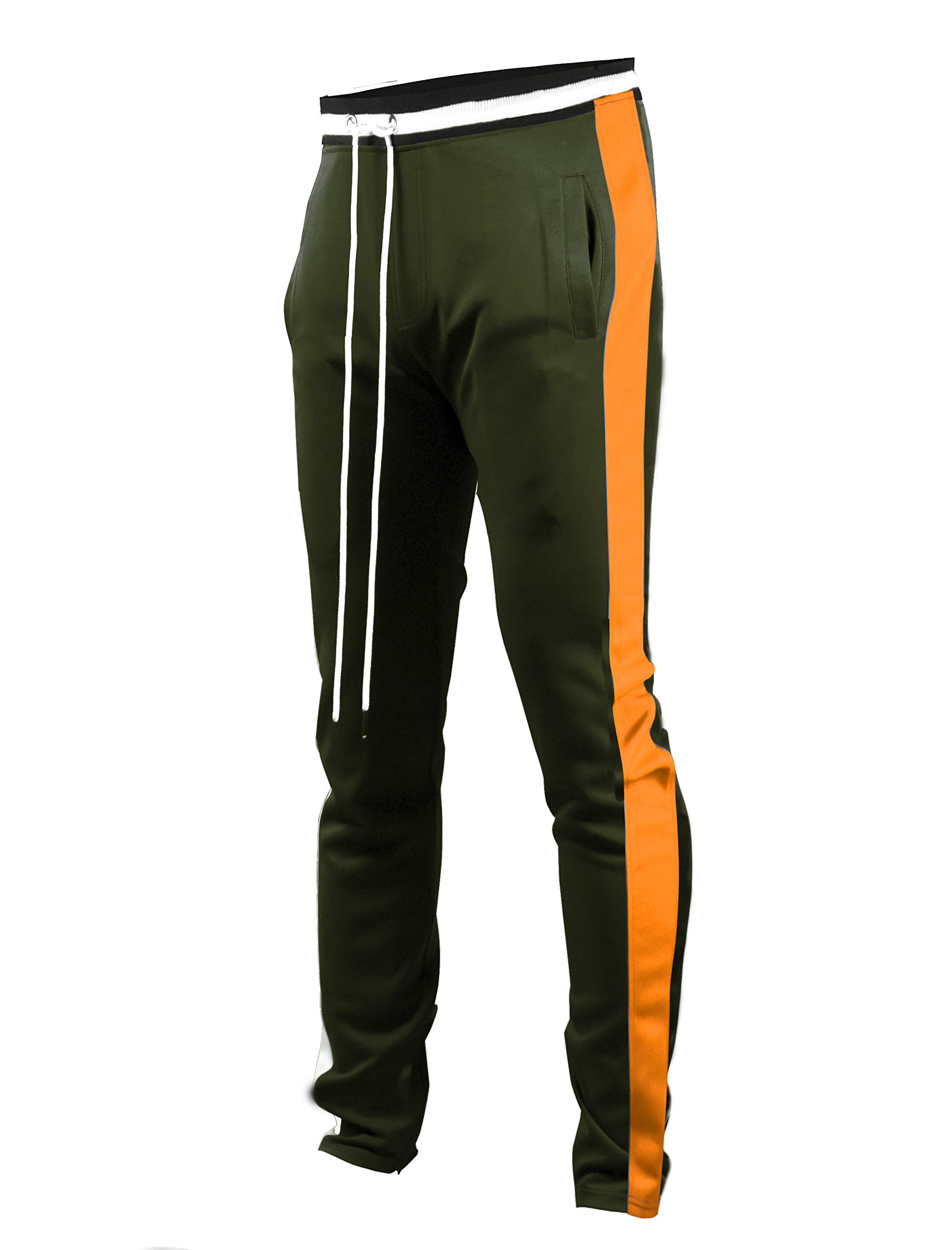SCREENSHOT-Track Pants S41700 Mens Premium Slim Athletic Fitness Lifestyle Workout Bottoms - Classic Fit