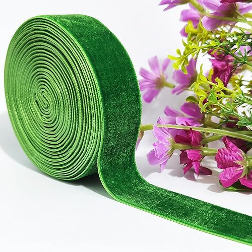 Miniatura 14 de Cinta de terciopelo para decoración, manualidades, bricolaje y caja de regalo, para bodas, Navidad y el Día de San Valentín