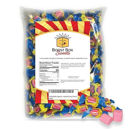 Dubble Bubble - Caramelo a granel con sabor original de sabor original (3 libras)