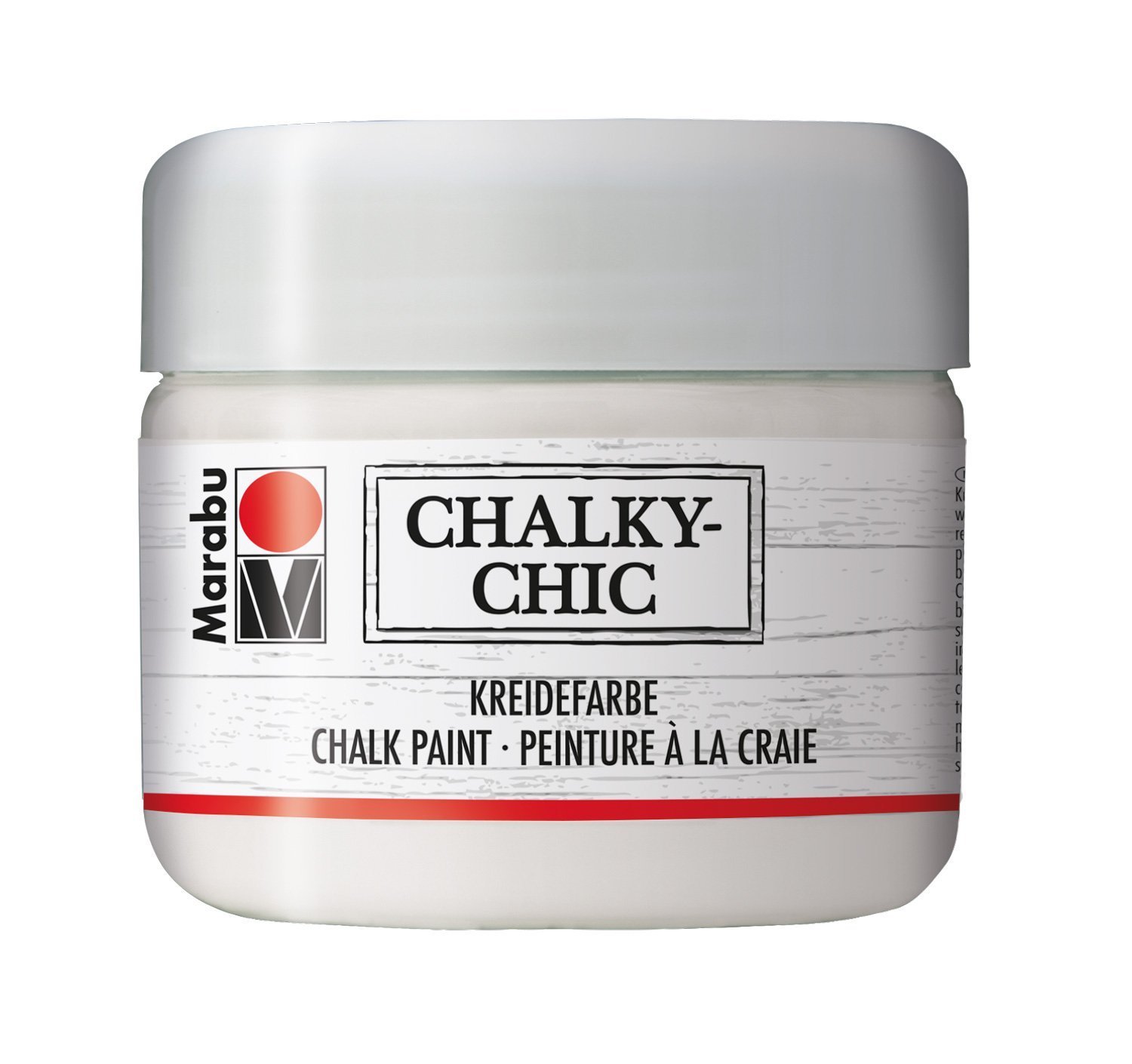 Marabu Chalky-Chic 225 ml edelweiss, Paint, 225ml