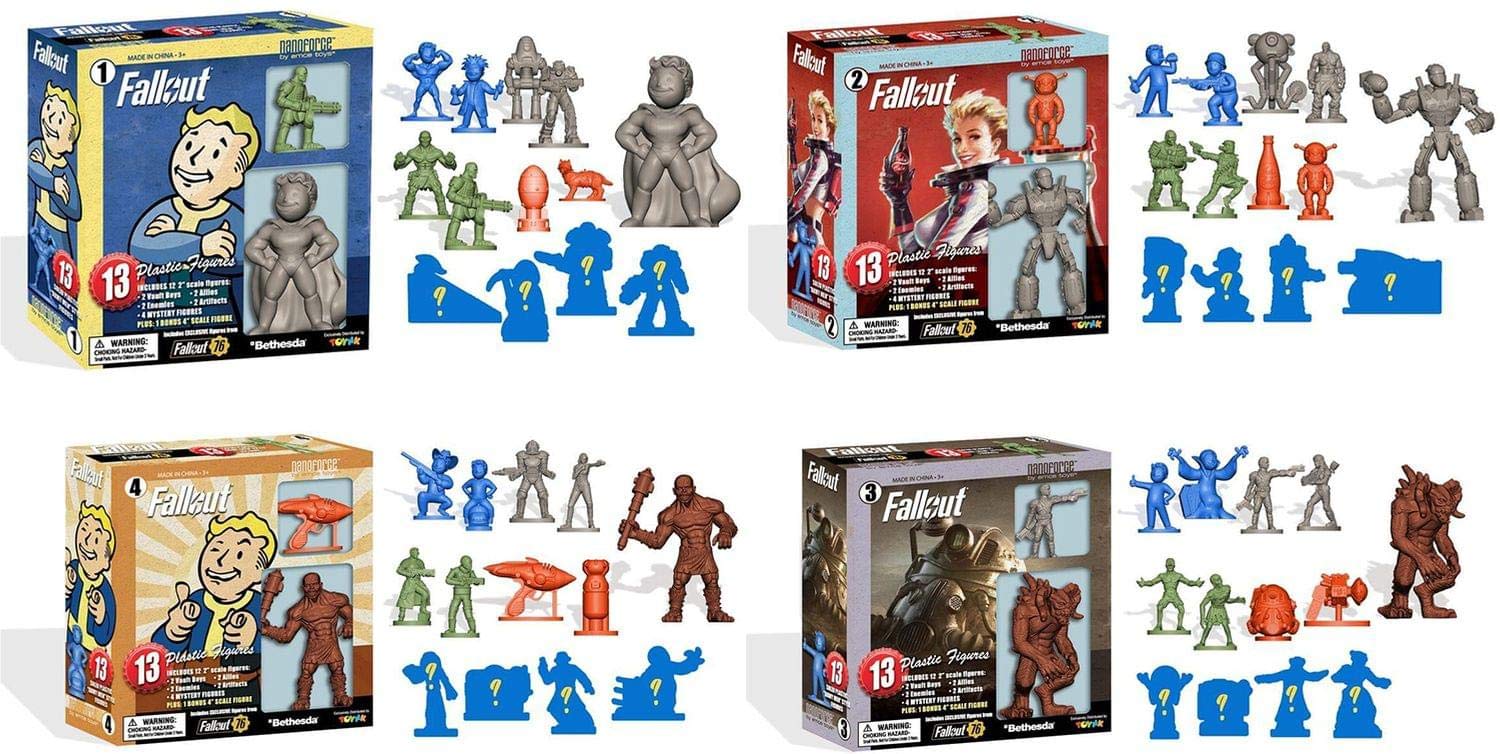 Buy Toynk Fallout Nanoforce Series 1 Army Builder Figure Box Sets Set