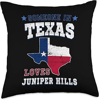 Someone In Texas Loves Juniper Hills Proud Texas Flag Throw Pillow