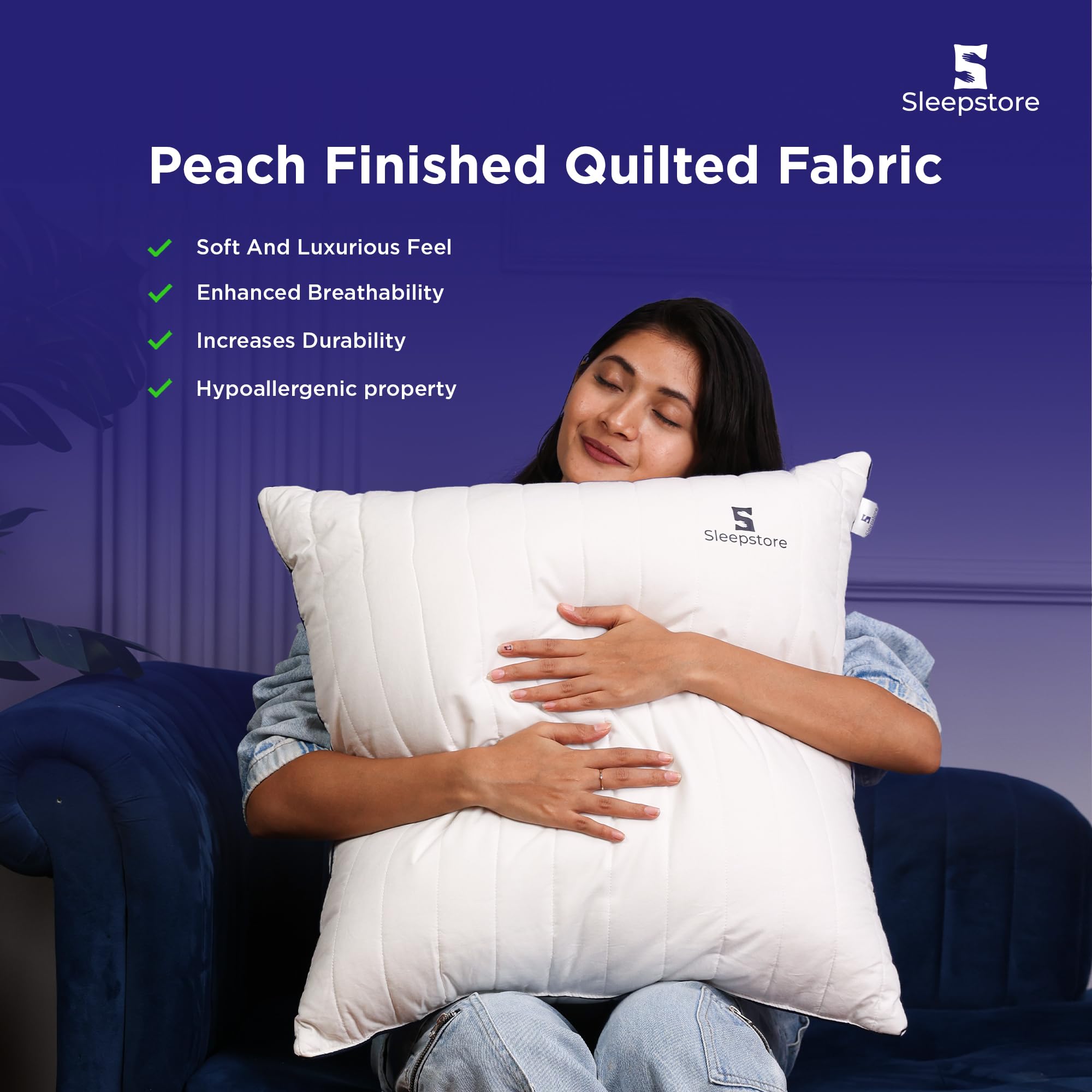 SleepStore Granules Cushion - Back Support & Comfort -4