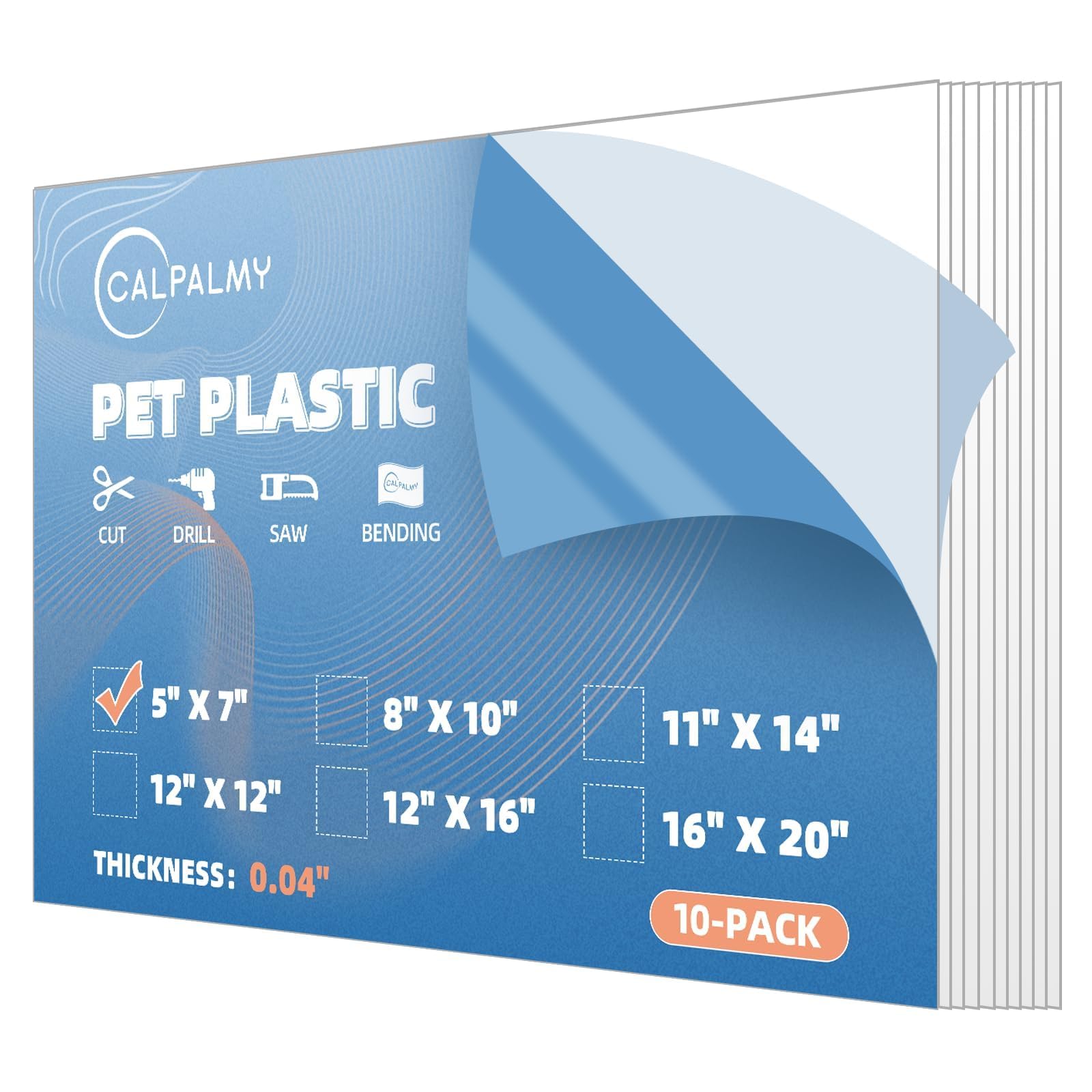 PET Sheets - 10 Pack for Crafts & DIY -19