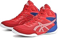 Vista 6 de Zapatos de boxeo unisex, cómodos y profesionales, antideslizantes, botas de boxeo informales, ligeras, duraderas, con malla transpirable, para Oro