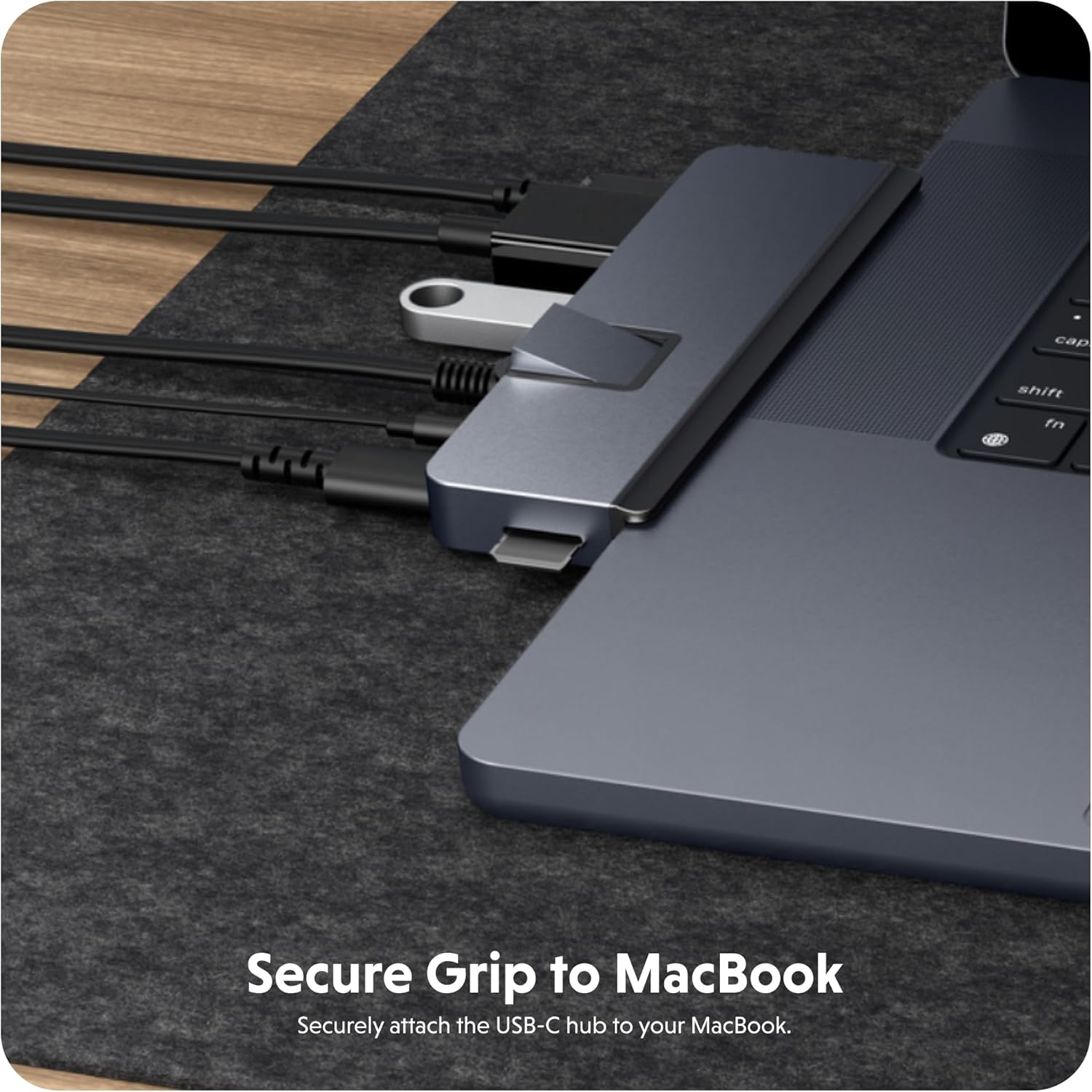 HyperDrive Duo PRO 7in2 USB-C Hub Multiport Adapter for MacBook/iPad/PC/Chromebook – 4K HDMI 60Hz HDR Support, Gigabit Ethernet, USB4/Thunderbolt 4, 10Gbps USB-C & USB-A, MicroSD